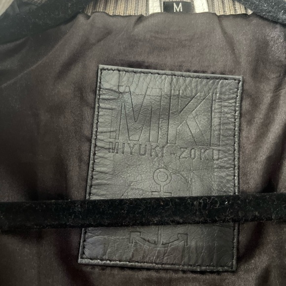 MKI MIYUKI ZOKU GREY/WHITE CLASSIC VARSITY JACKET - Picture 7 of 16